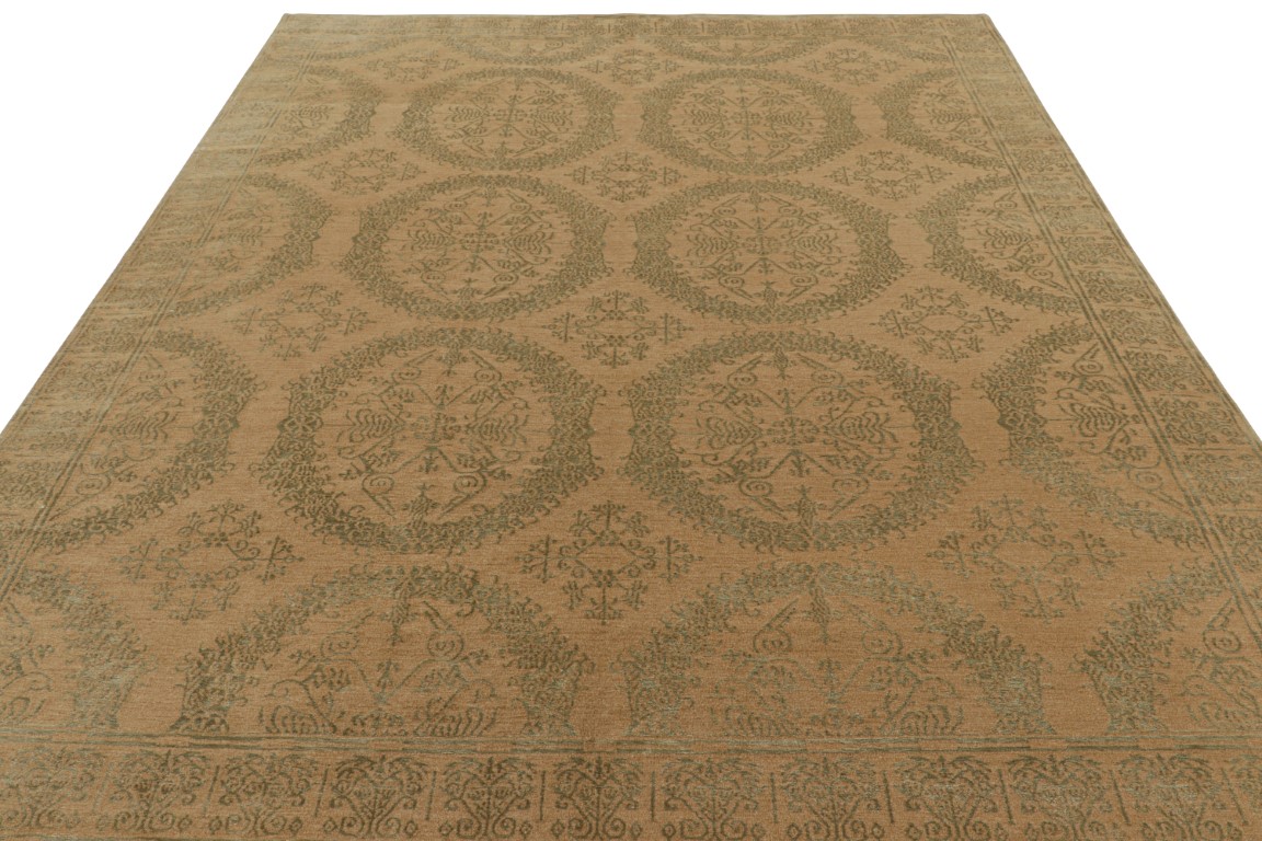 European Floral Medallion Rug
