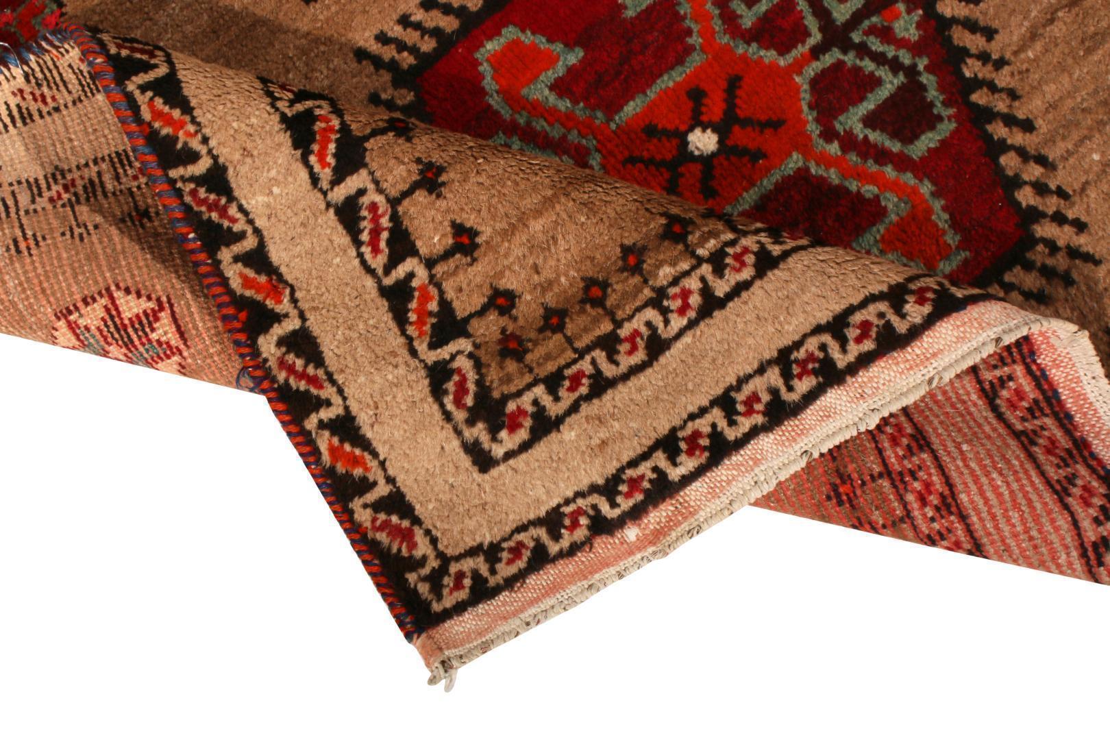 Mid-Century Gabbeh Rug 1950s Vintage Persian