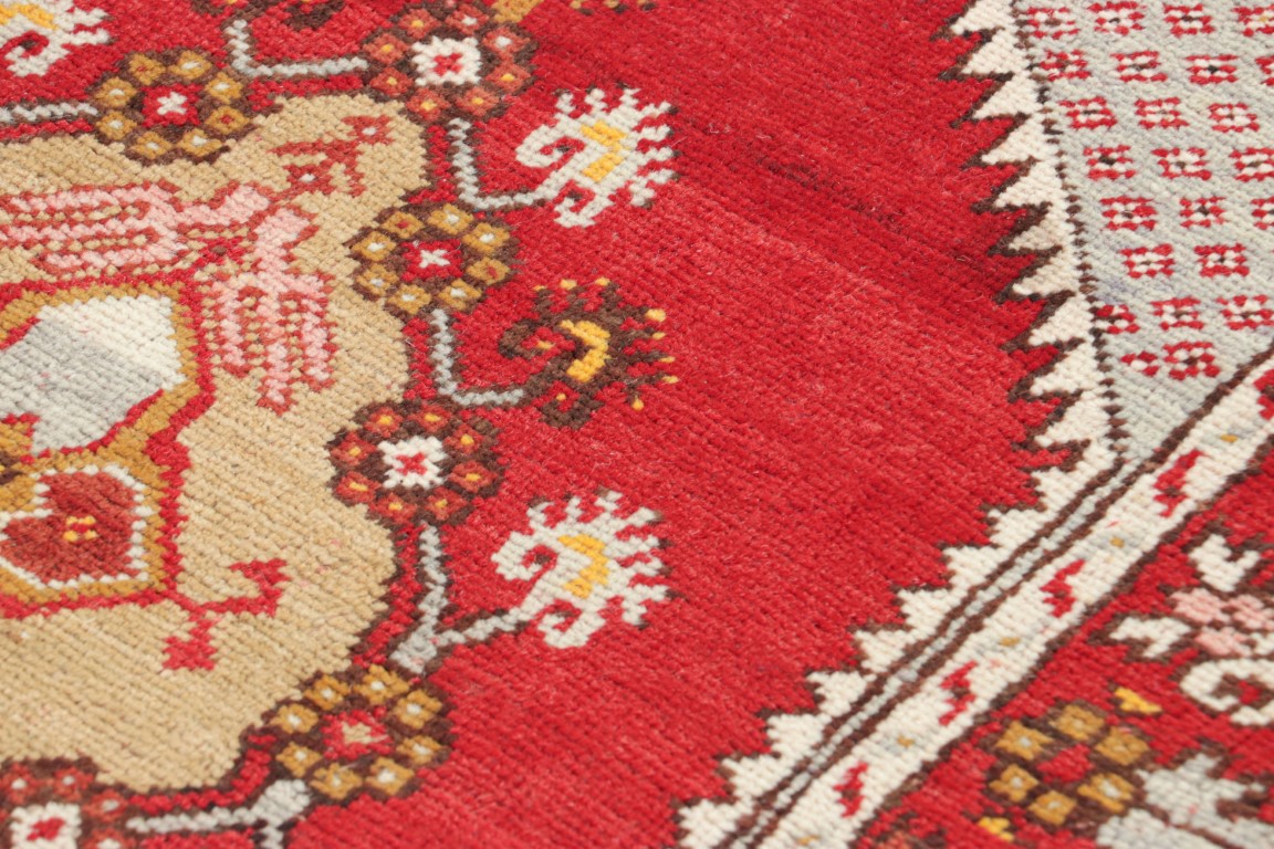 Vintage Kirsehir Geometric Rug