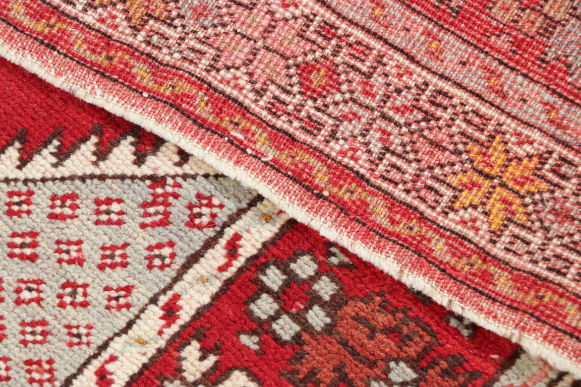 Vintage Kirsehir Geometric Rug