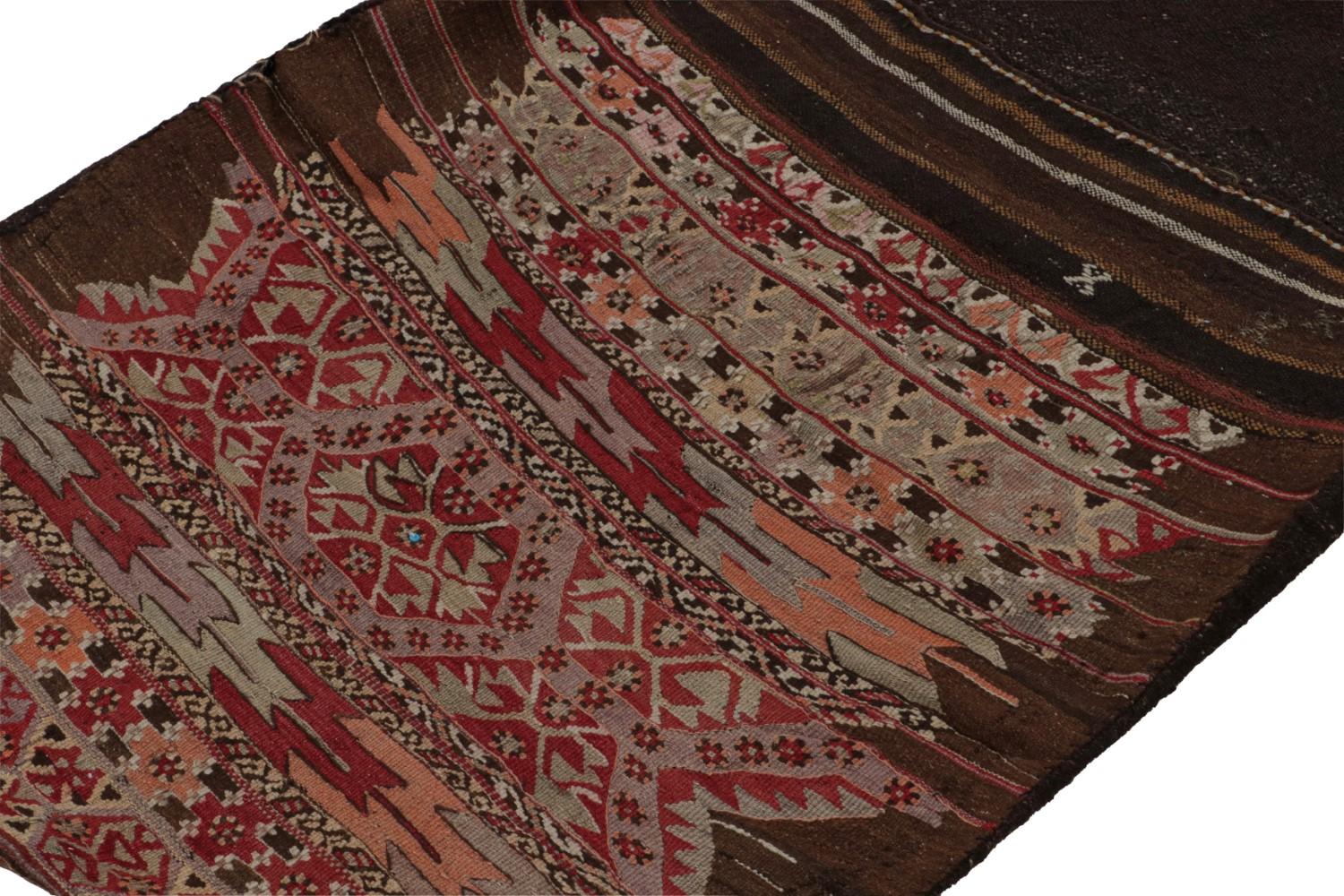 Antique Persian Bag Kilim Geometric Patterns