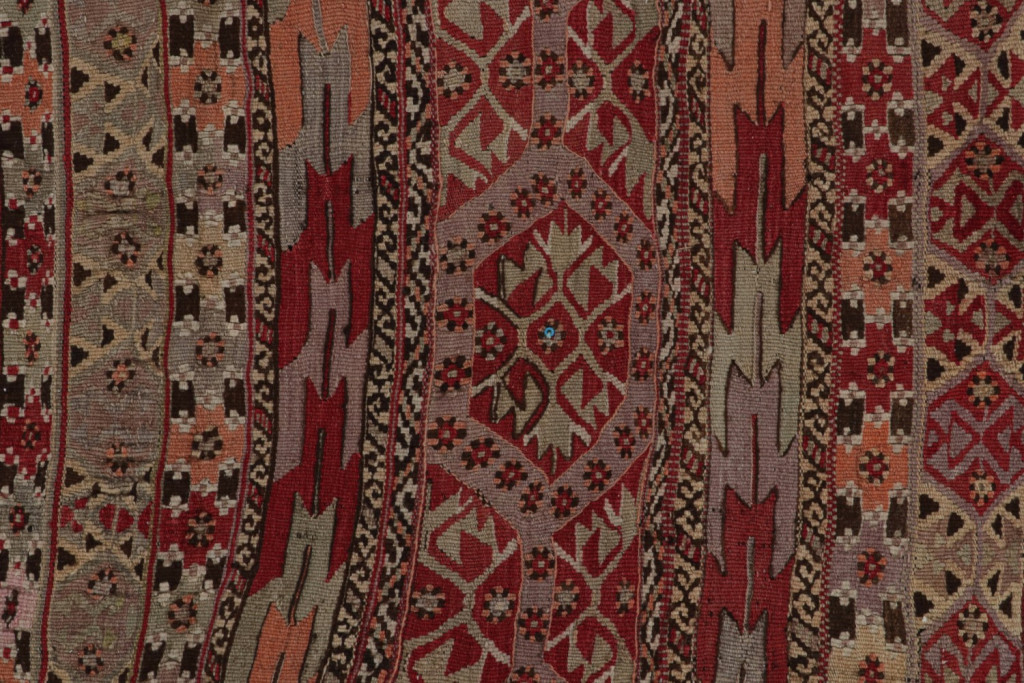 Antique Persian Bag Kilim Geometric Patterns
