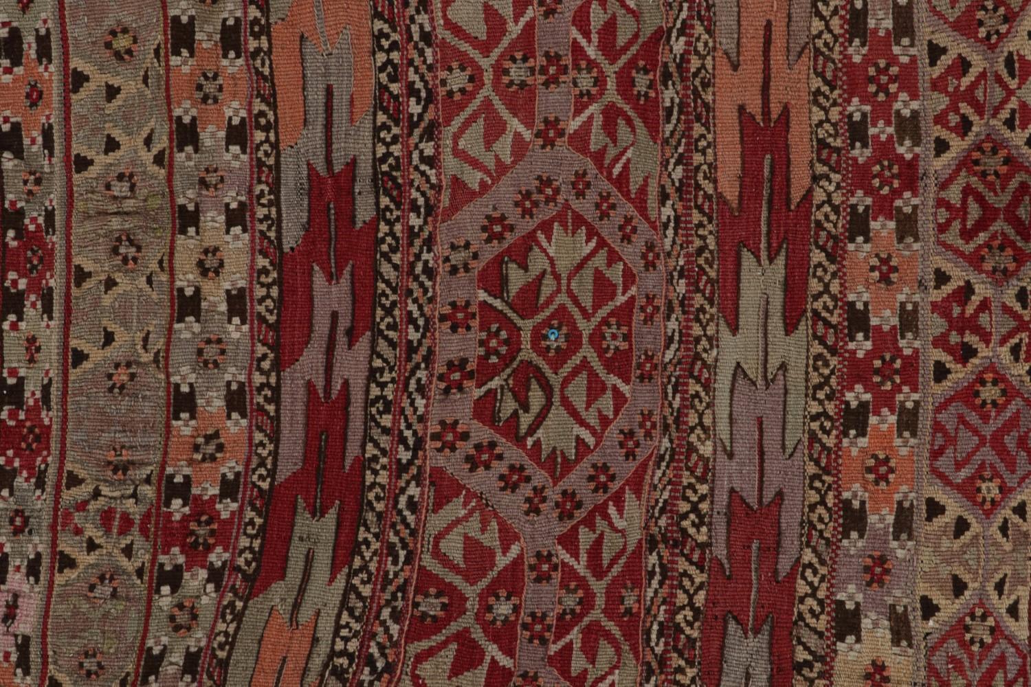 Antique Persian Bag Kilim Geometric Patterns