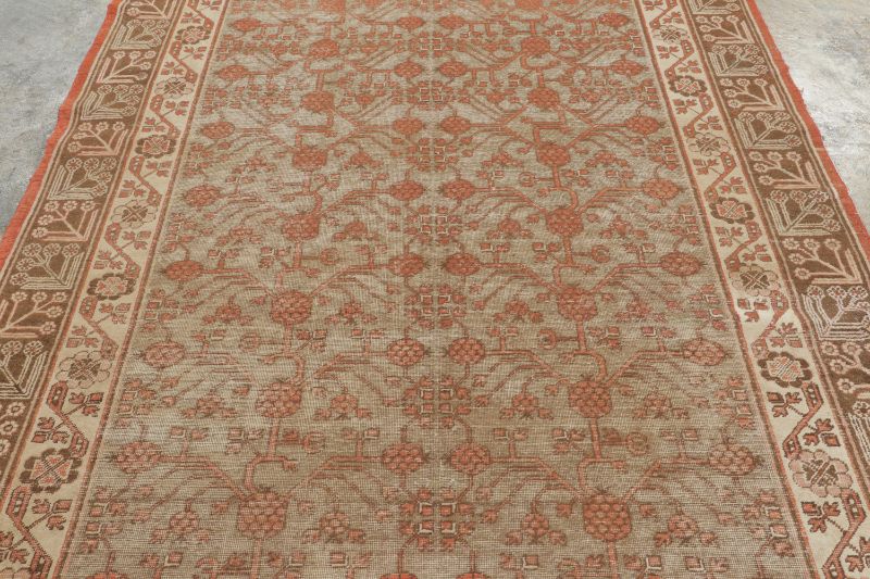 Antique Khotan Floral Runner