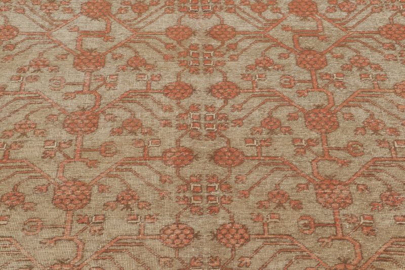 Antique Khotan Floral Runner