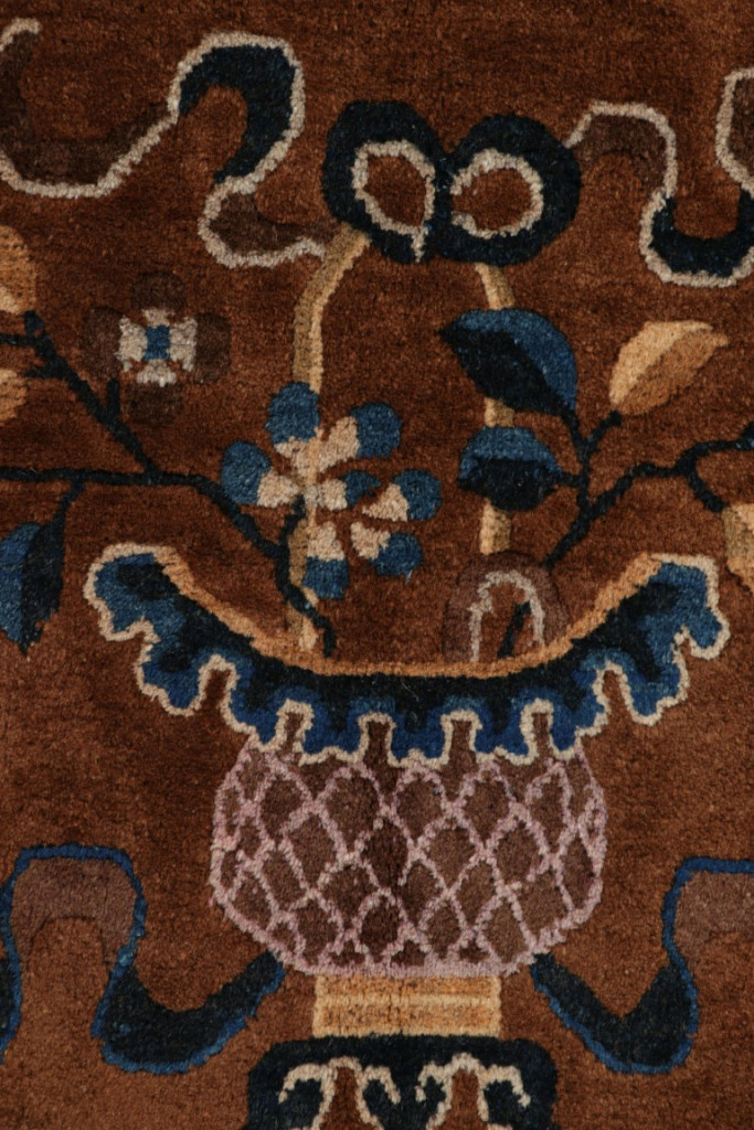 Antique Chinese Floral Peking Rug