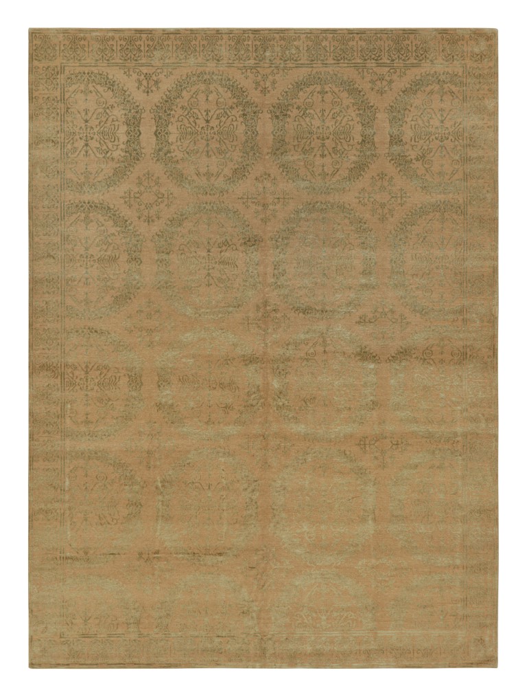 European Floral Medallion Rug