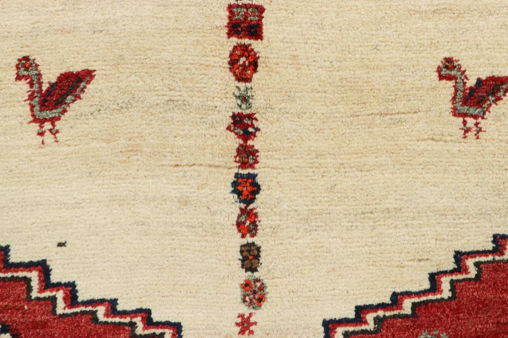 Antique Persian Gabbeh Tribal Rug