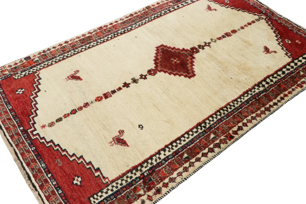 Antique Persian Gabbeh Tribal Rug