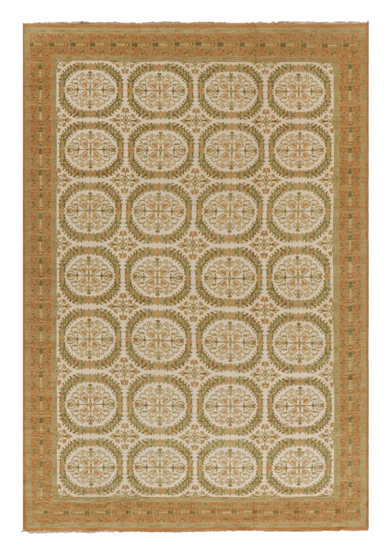 Antique Spanish Medallion Rug