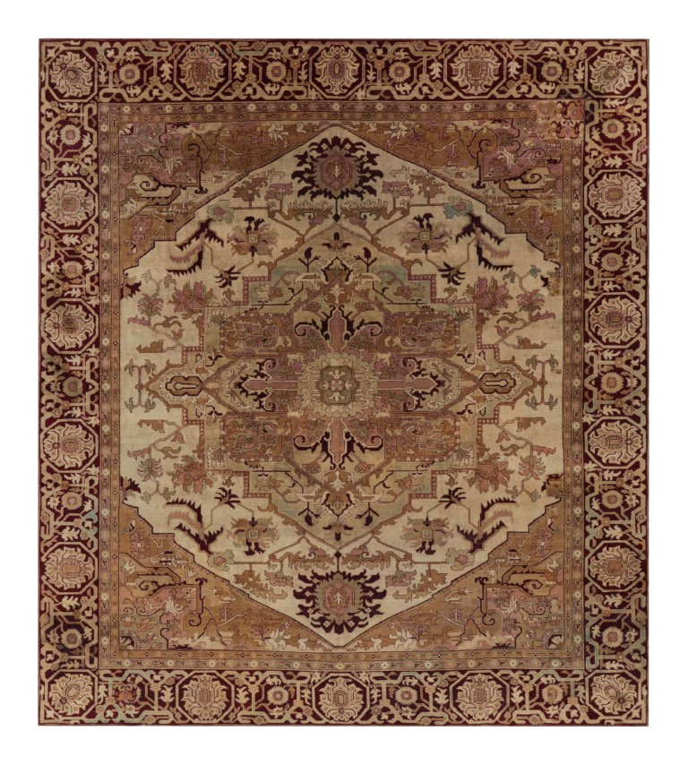 Antique Amritsar Medallion Rug