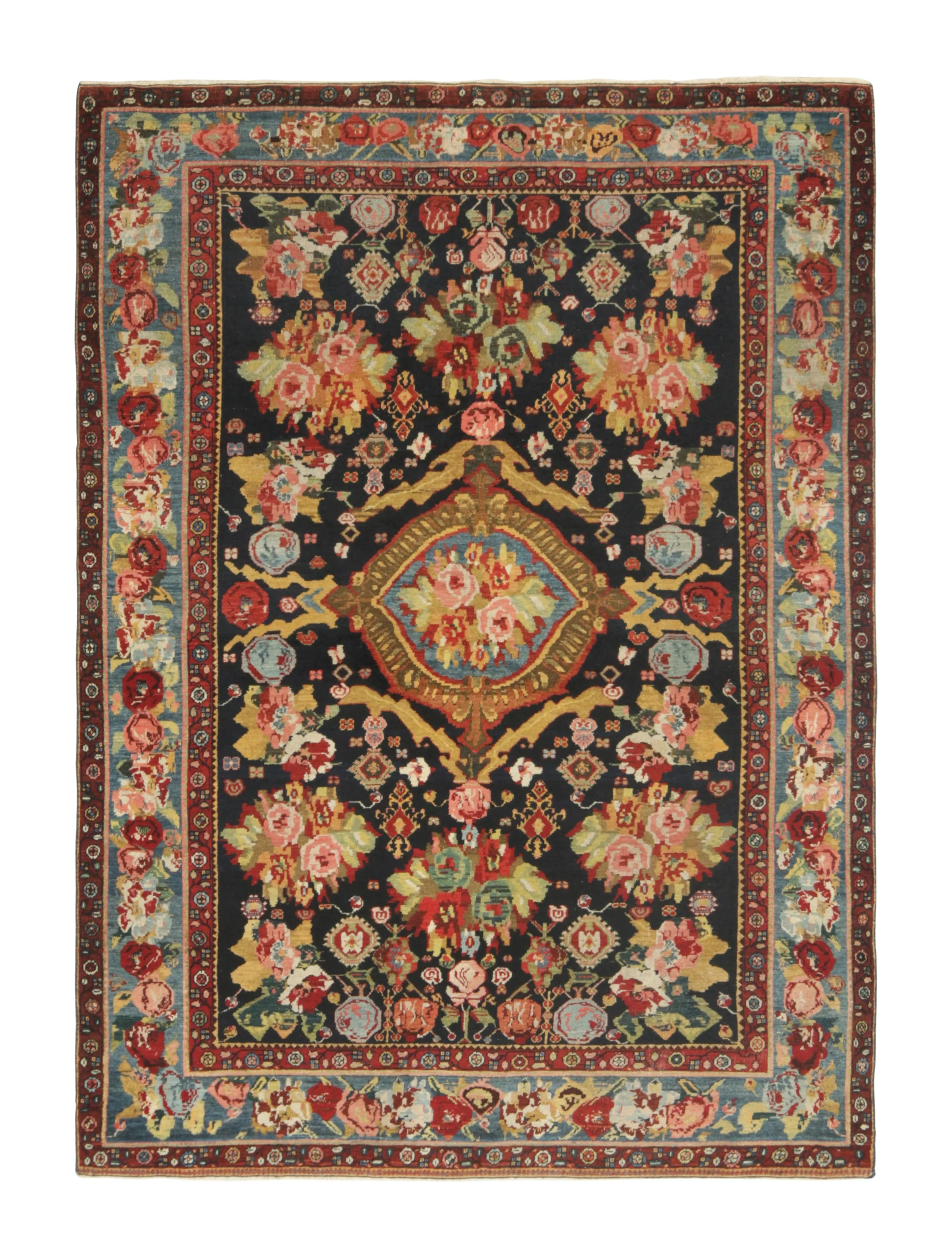 Antique Persian Bakhtiari Rug