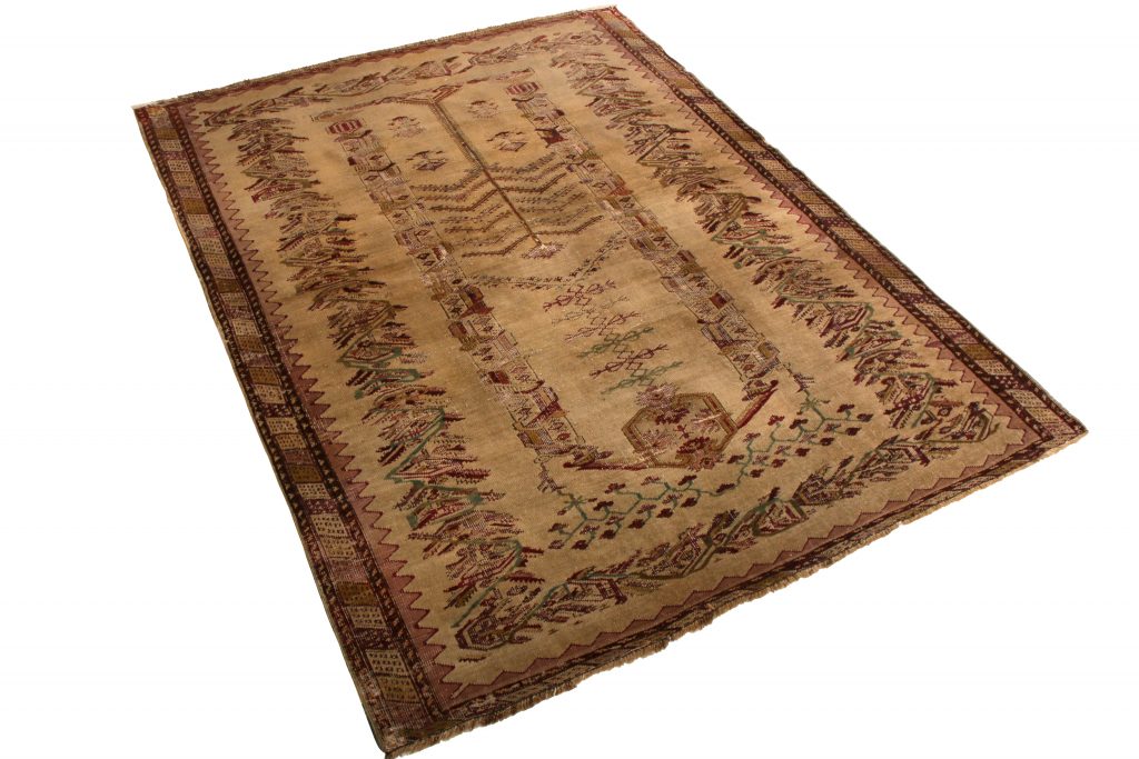 Antique Ghiordes Rug
