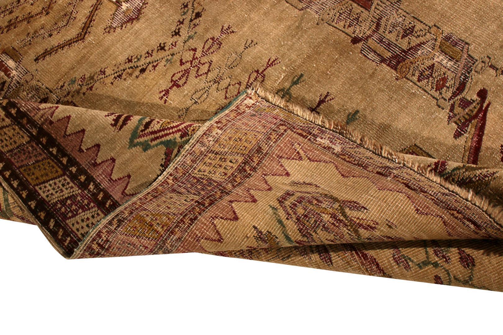 Antique Ghiordes Rug