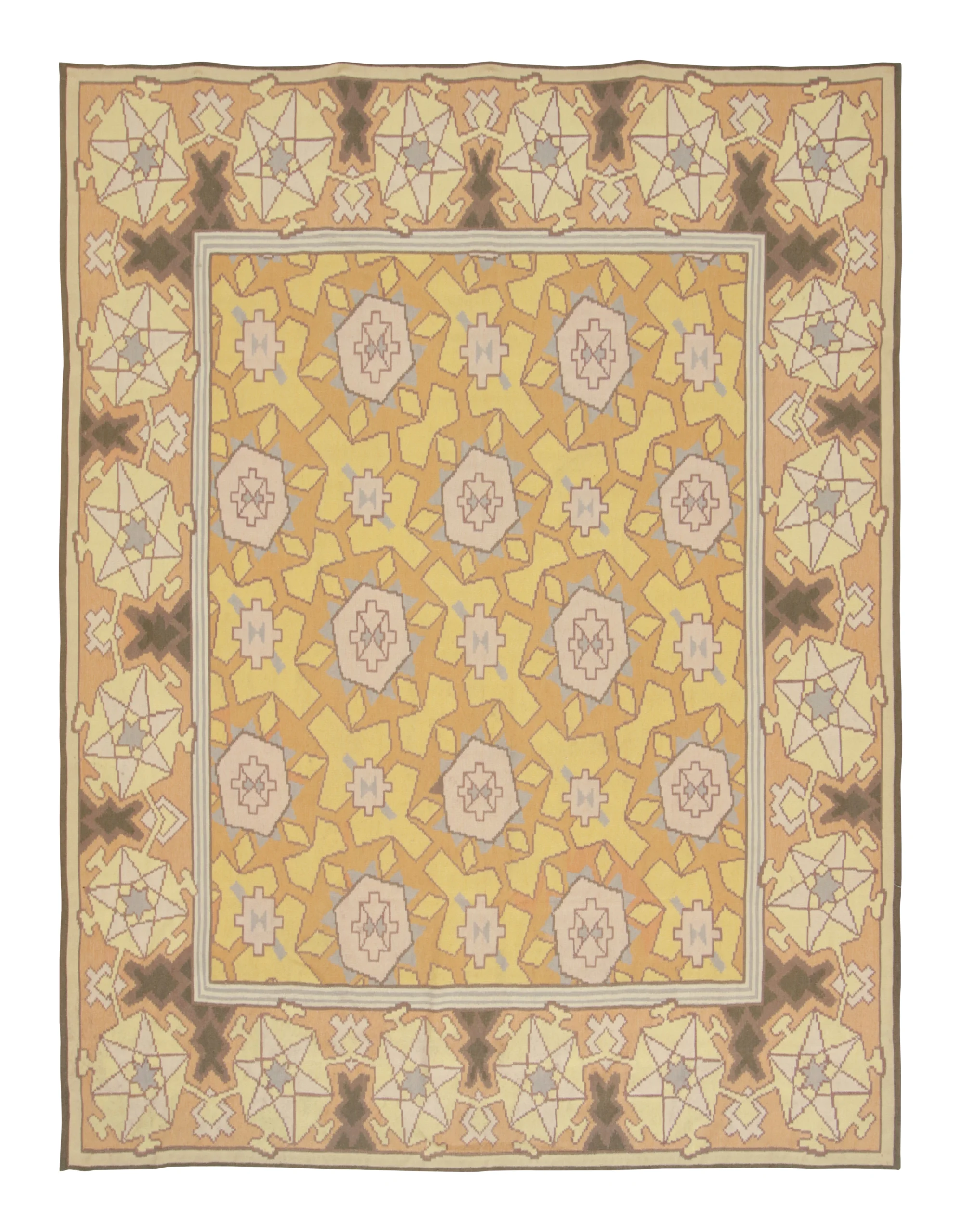 Vintage Bessarabian Kilim Rug
