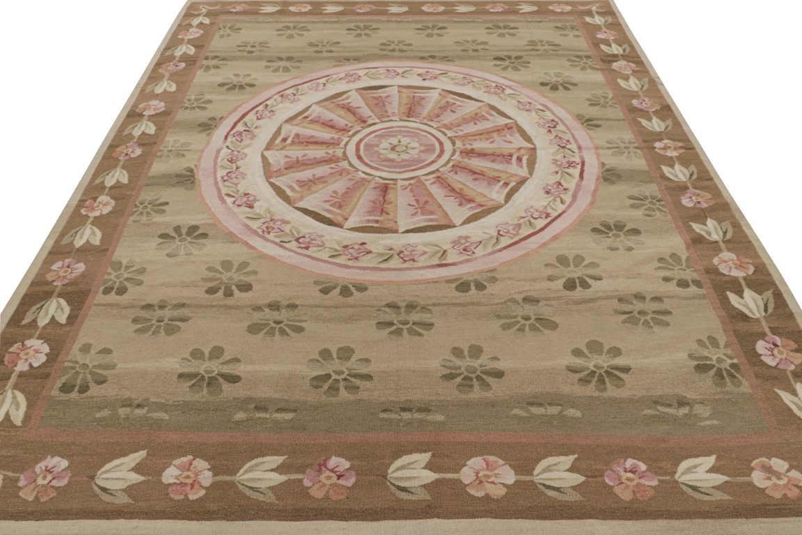 Aubusson Floral Medallion Rug