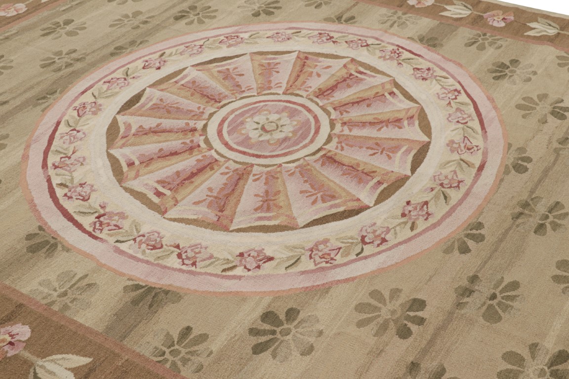 Aubusson Floral Medallion Rug