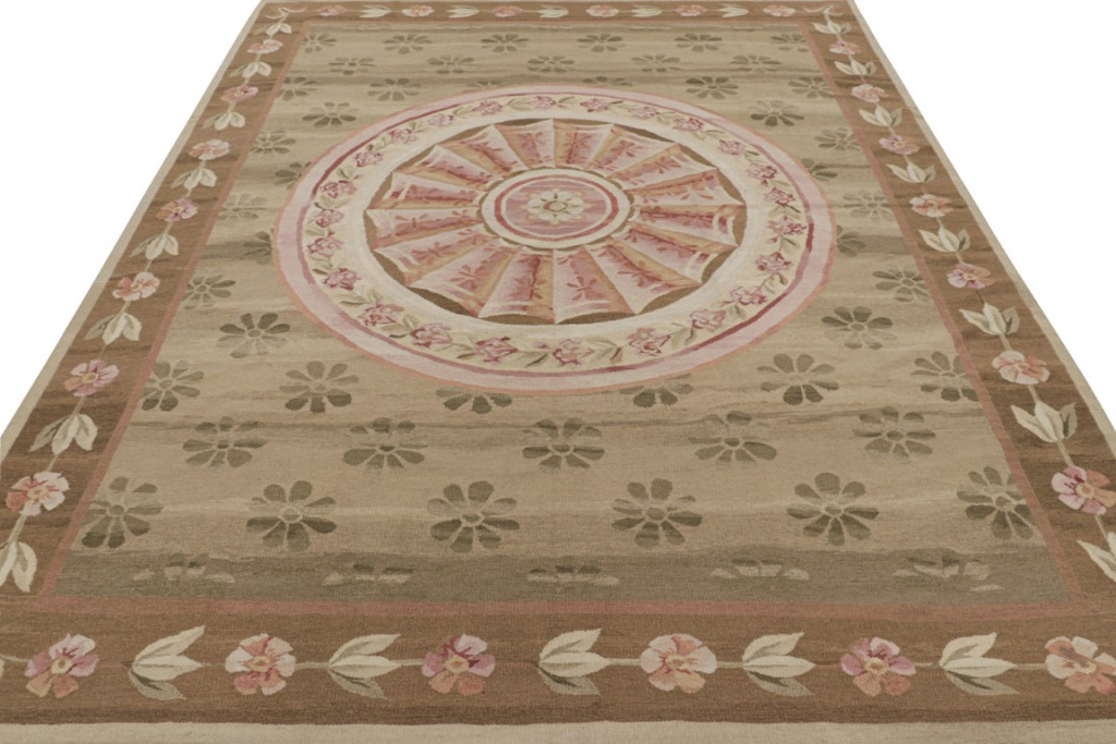 Aubusson Floral Medallion Rug
