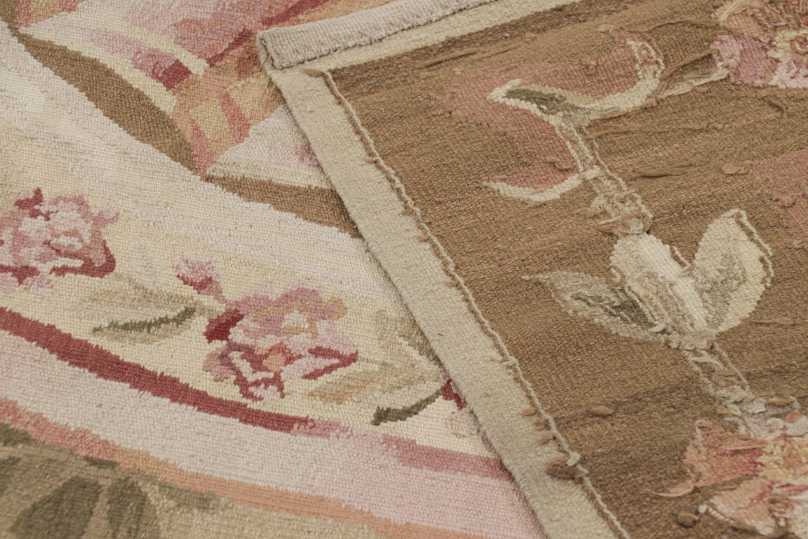 Aubusson Floral Medallion Rug