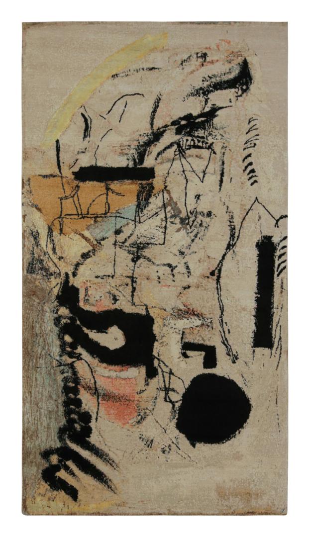 “Bell And Chime” Abstract Rug By Arthur Lanyon