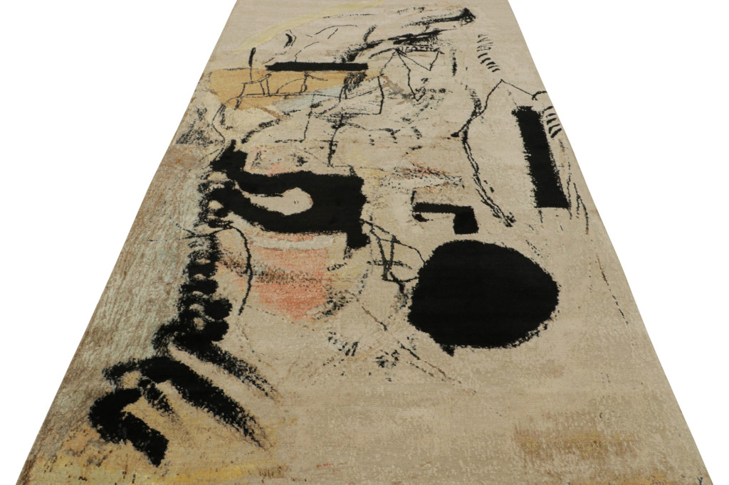 “Bell And Chime” Abstract Rug By Arthur Lanyon
