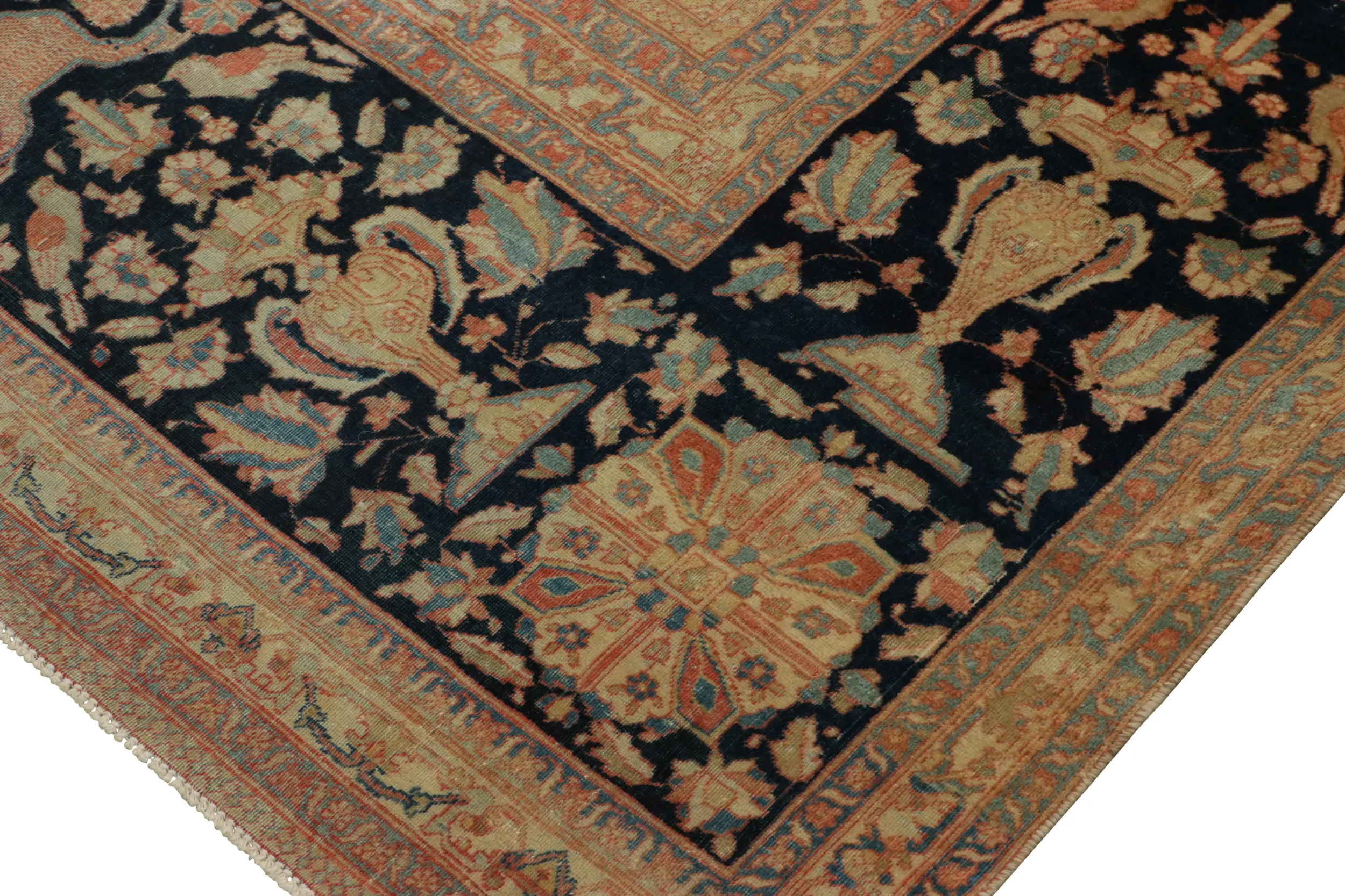 Antique Mohtasham Persian Rug