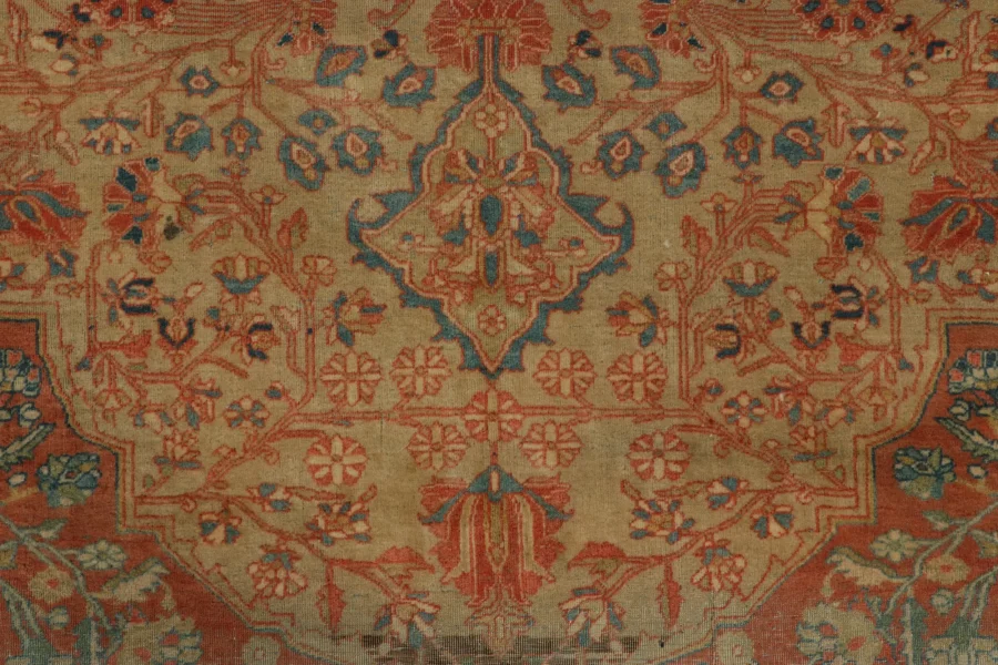 Antique Mohtasham Persian Rug
