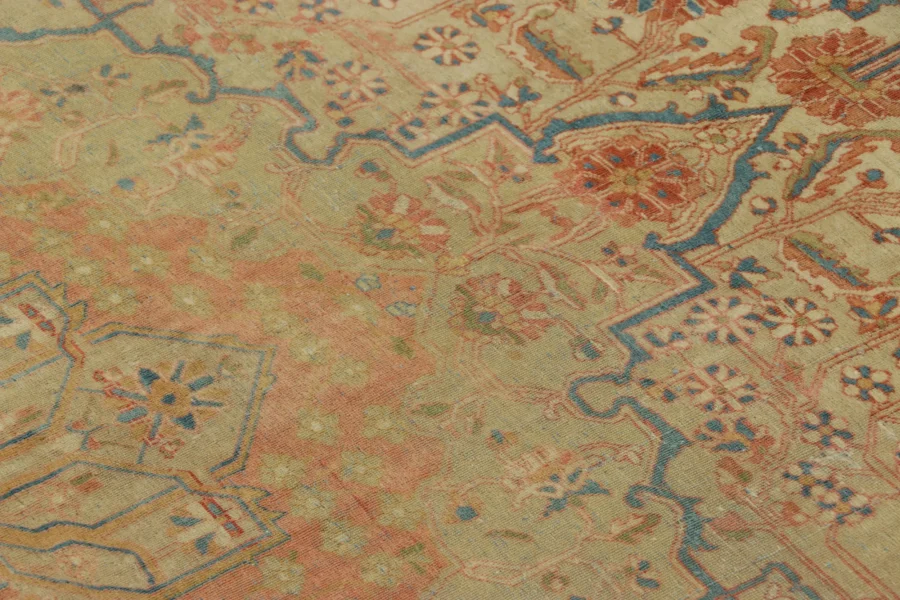 Antique Mohtasham Persian Rug