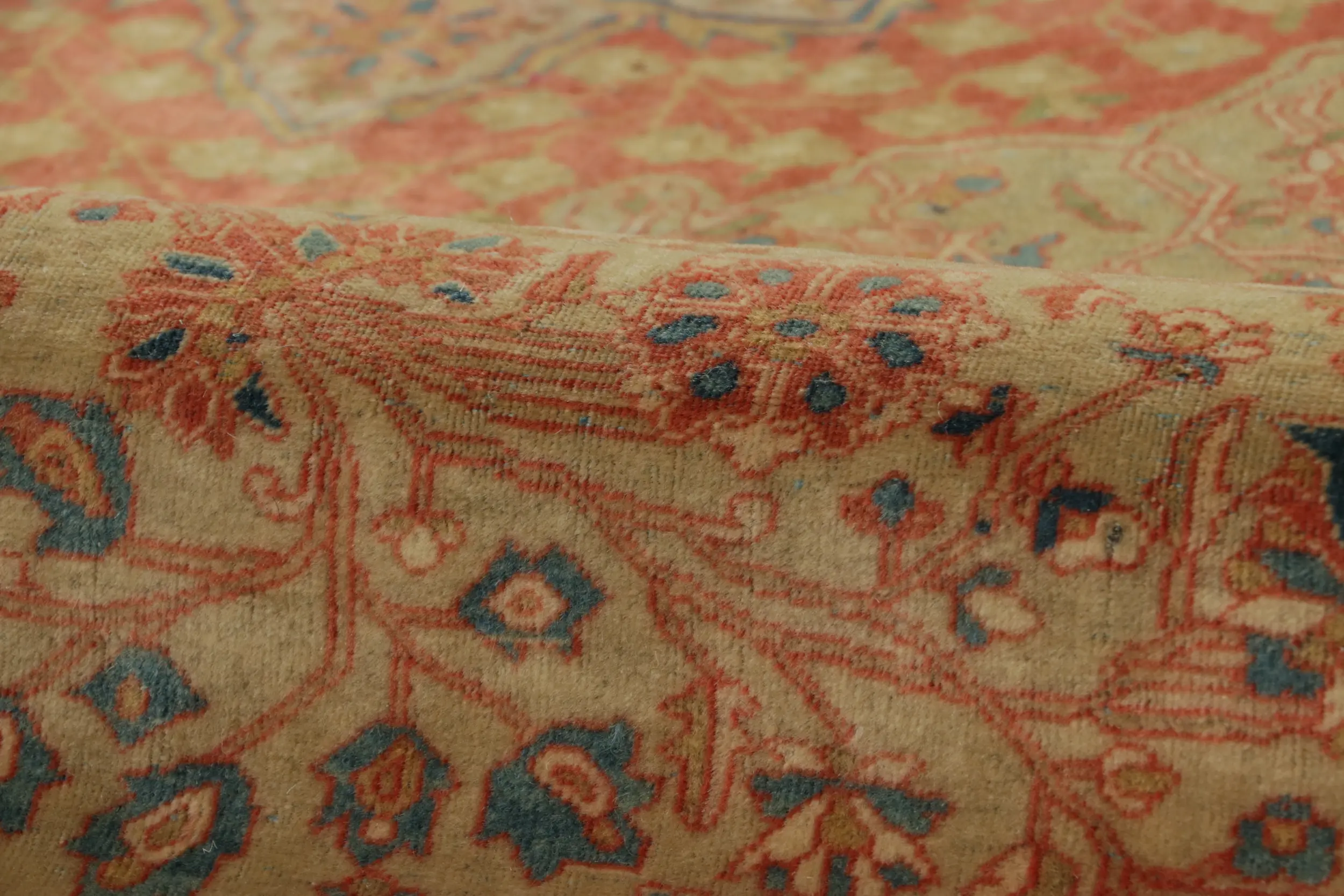 Antique Mohtasham Persian Rug