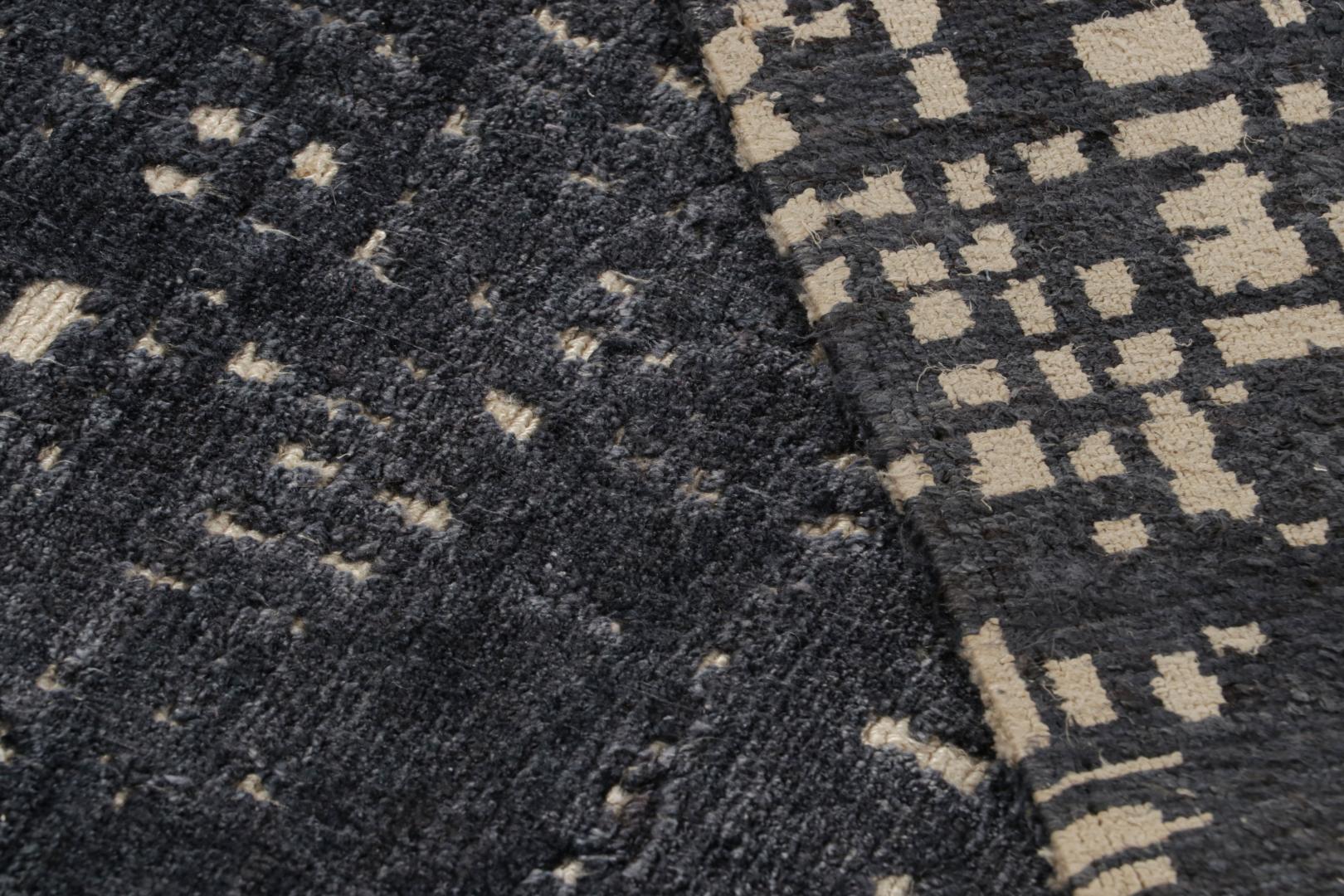 Modern Geometric Grisailles Oversized Rug