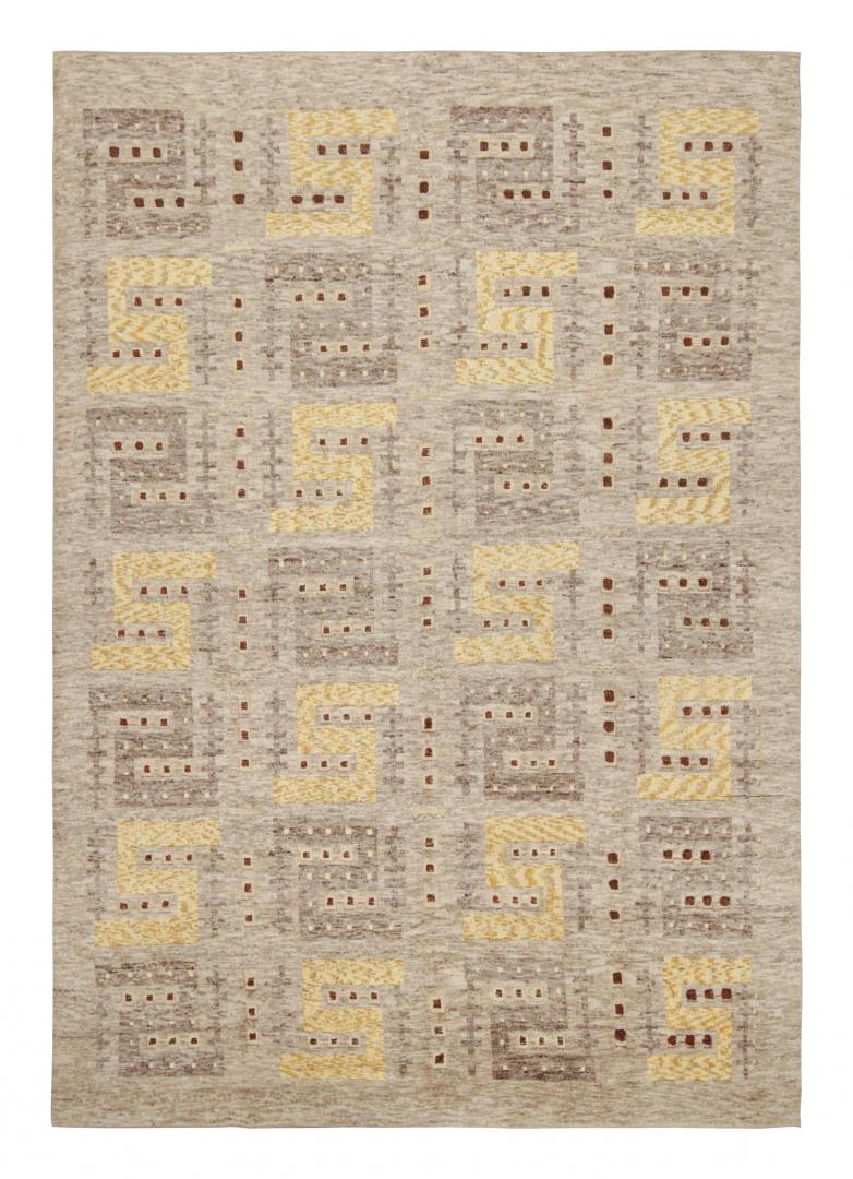 Scandinavian Rug with Geometric Patterns