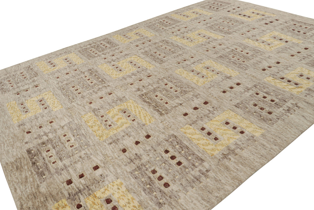 Scandinavian Rug with Geometric Patterns