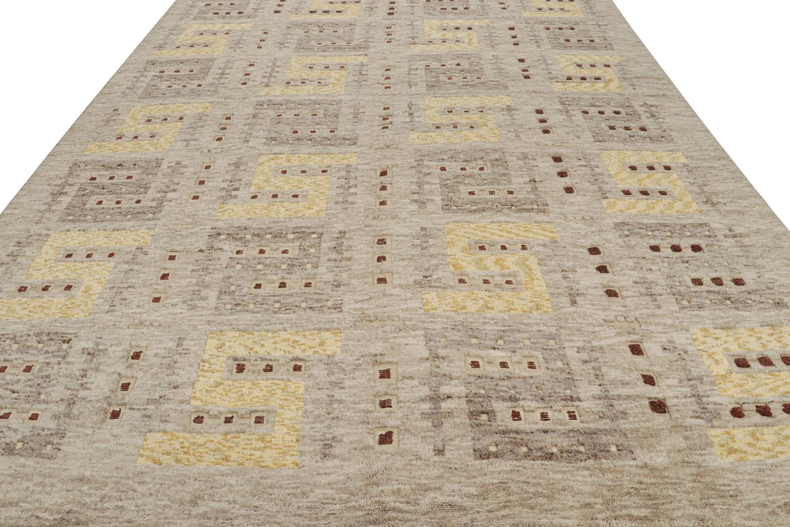 Scandinavian Rug with Geometric Patterns
