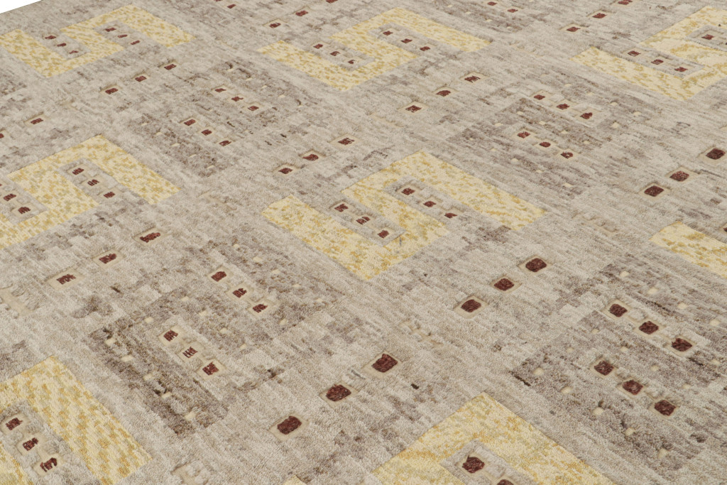 Scandinavian Rug with Geometric Patterns