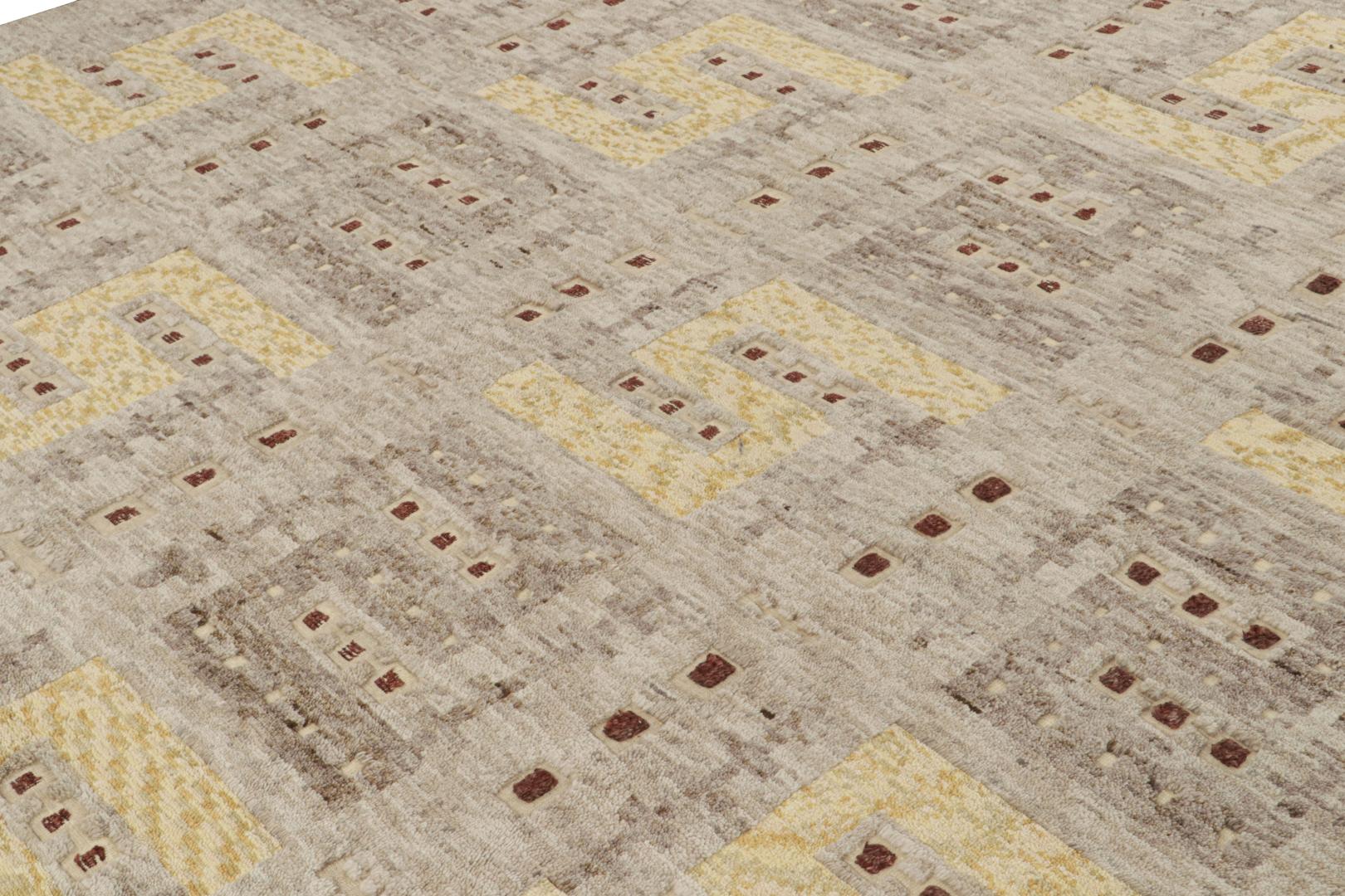 Scandinavian Rug with Geometric Patterns