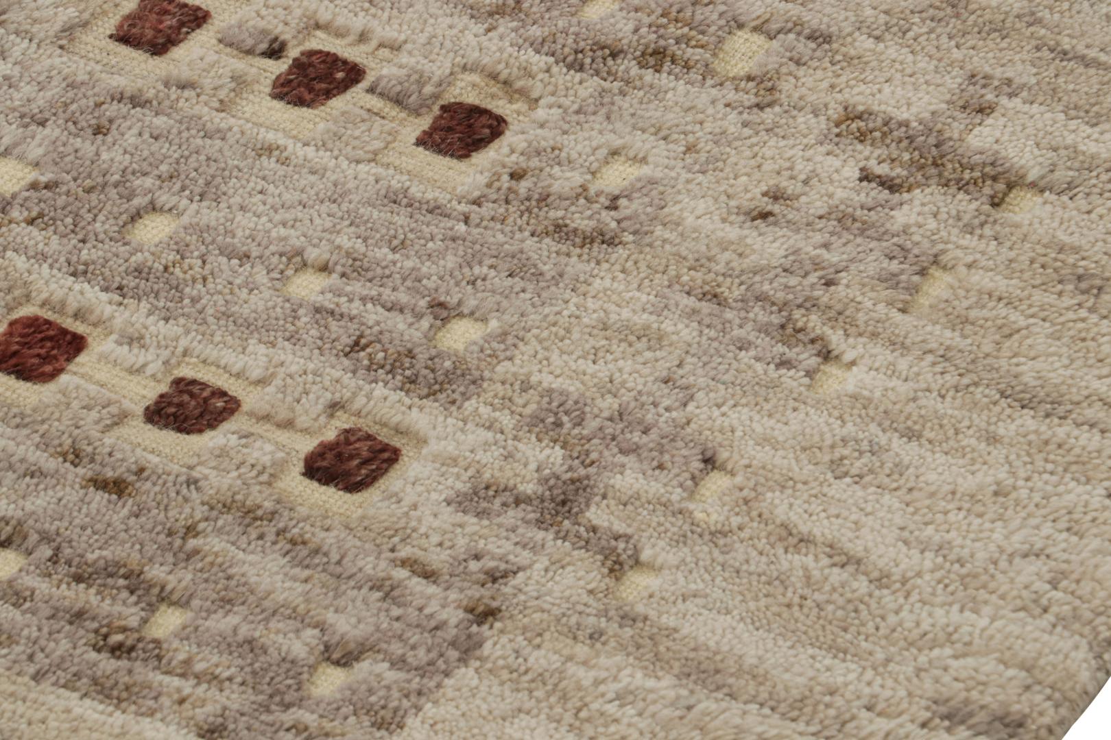 Scandinavian Rug with Geometric Patterns