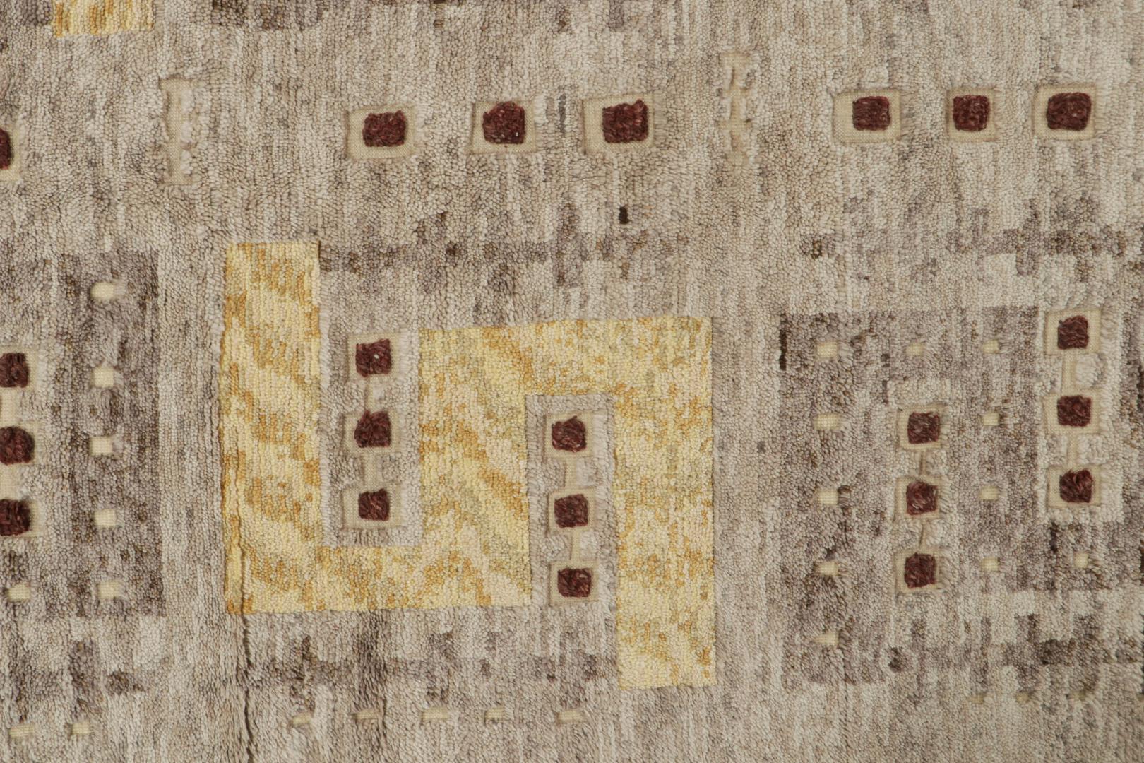 Scandinavian Rug with Geometric Patterns