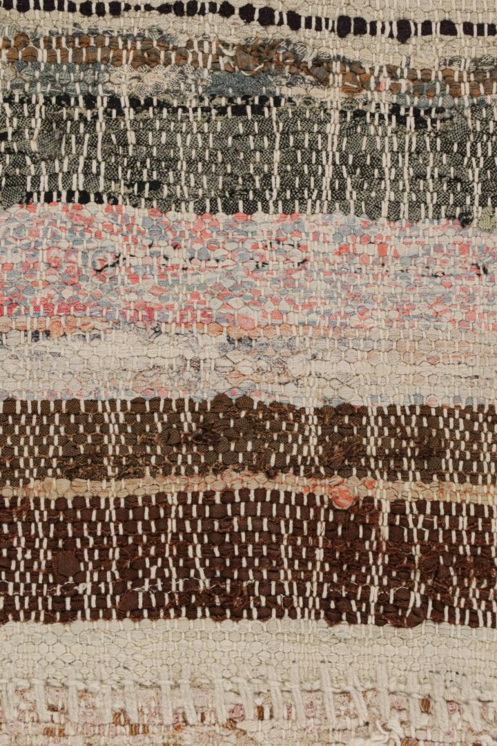 Oversized Patchwork Kilim Rug with Geometric Pattern
