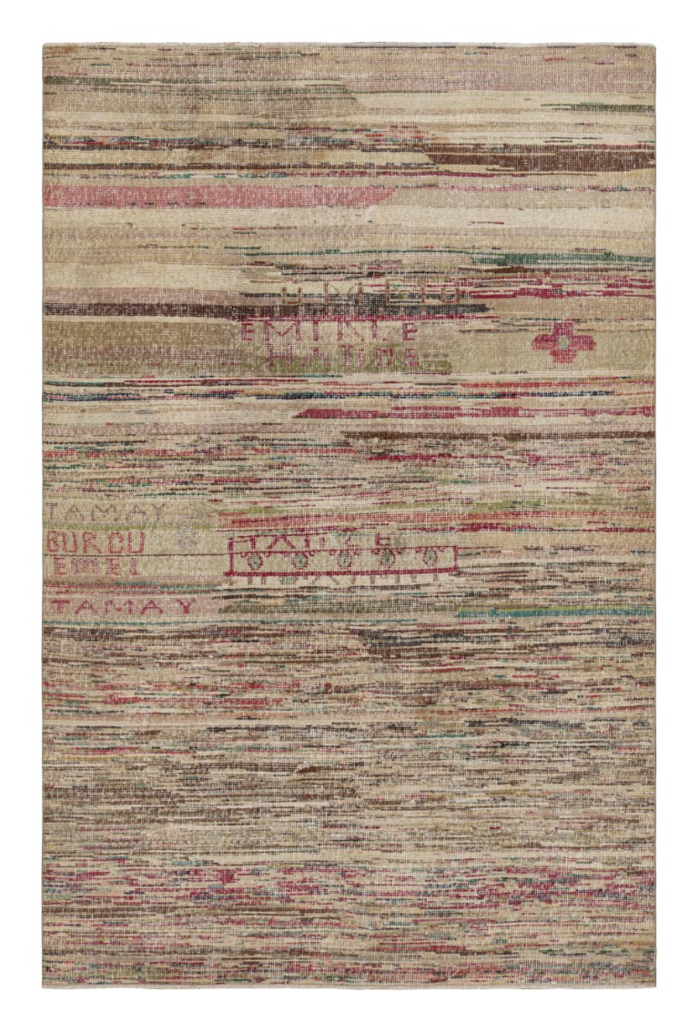 Mid-Century Distressed Rug