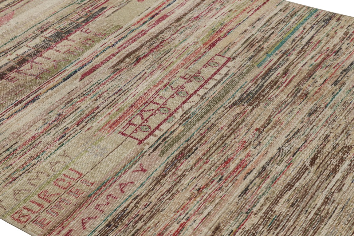 Mid-Century Distressed Rug