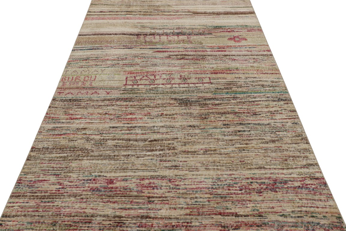 Mid-Century Distressed Rug