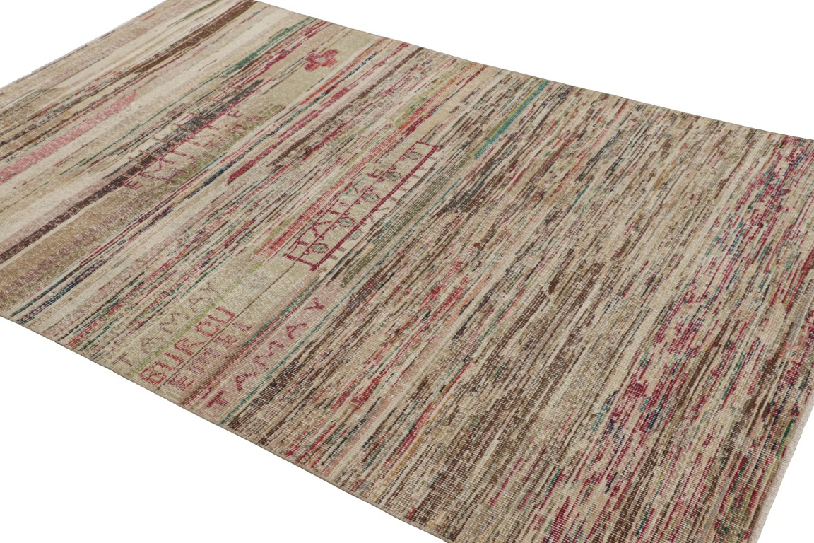 Mid-Century Distressed Rug