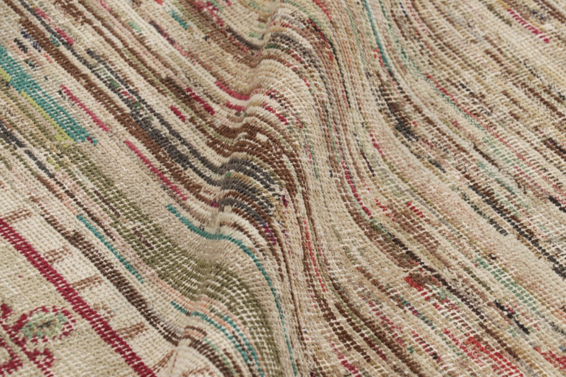 Mid-Century Distressed Rug