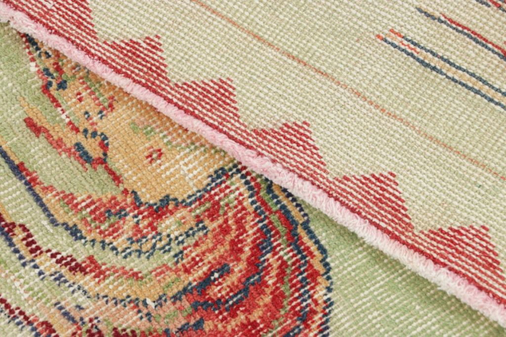 Vintage Zeki Müren Distressed Rug