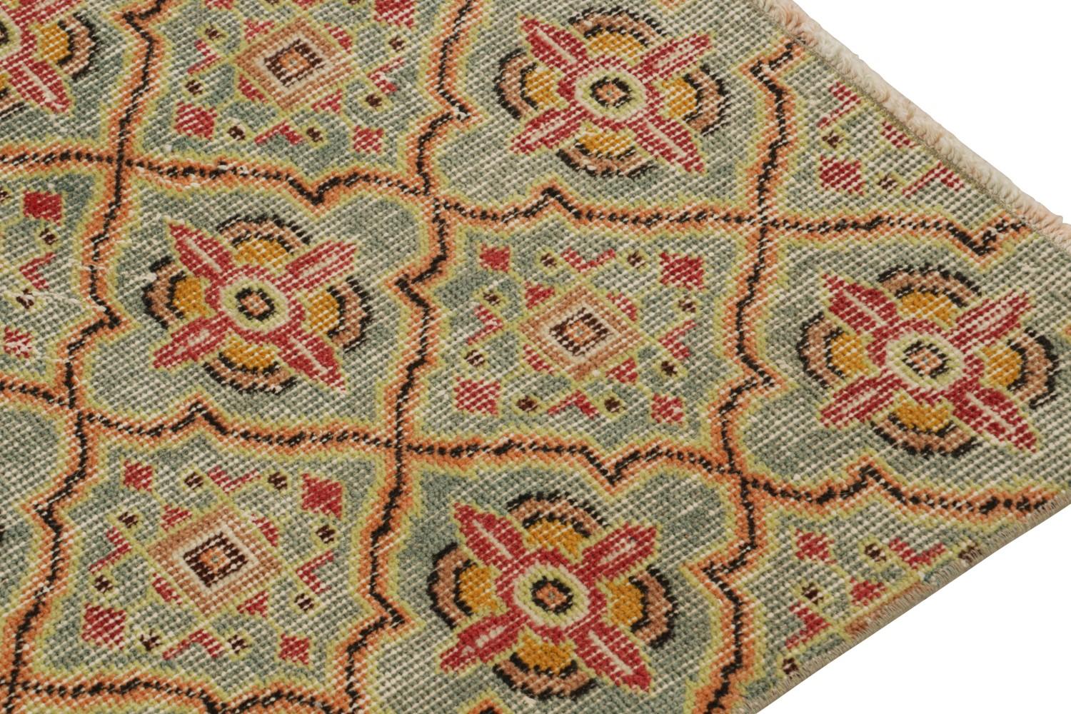 Vintage Zeki Müren Runner in Teal