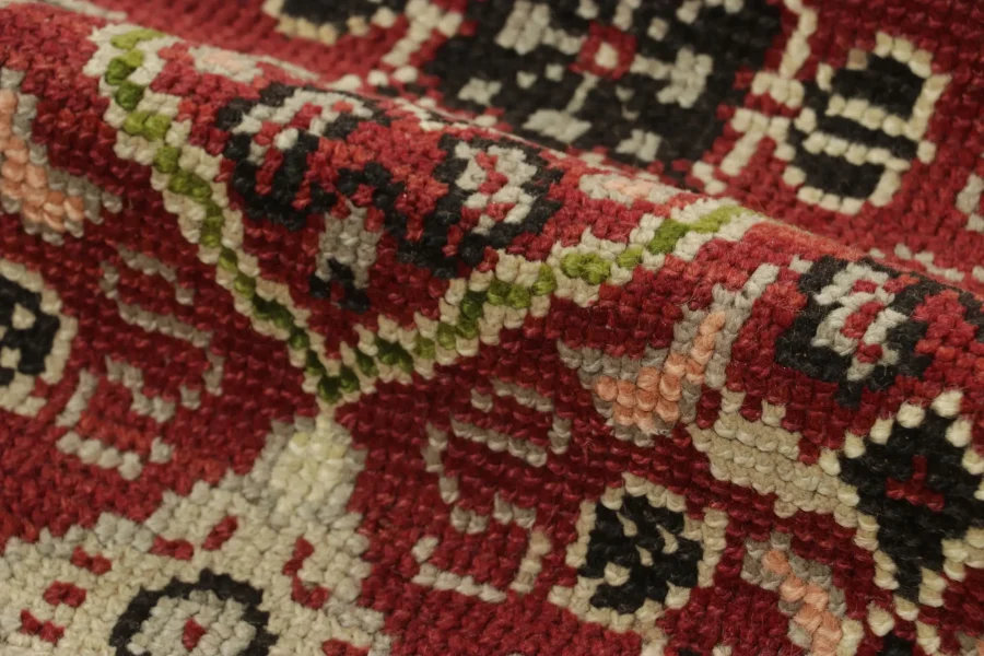 Antique English Axminster Square Rug