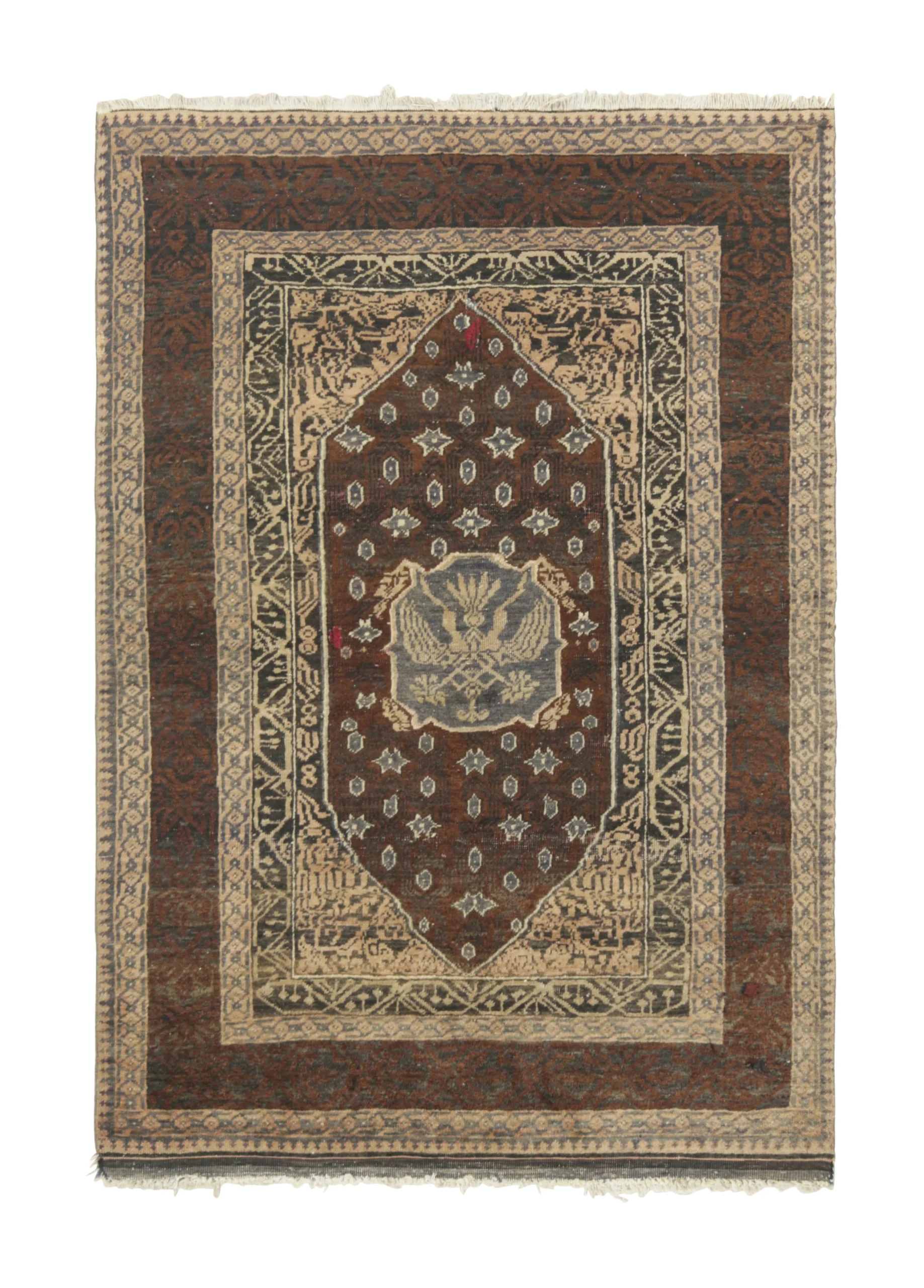Antique Agra Medallion Rug
