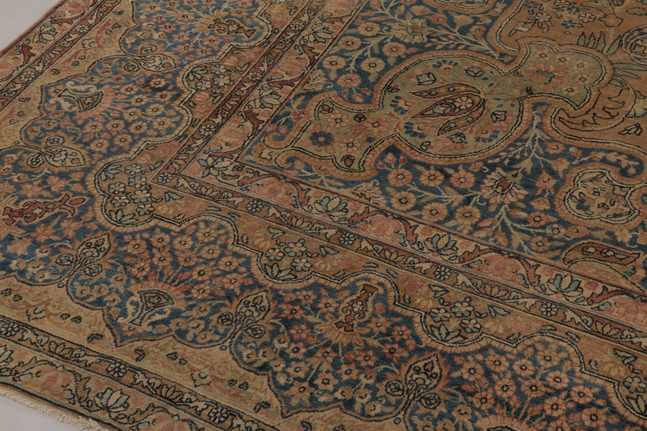 Antique Persian Kerman Lavar Rug