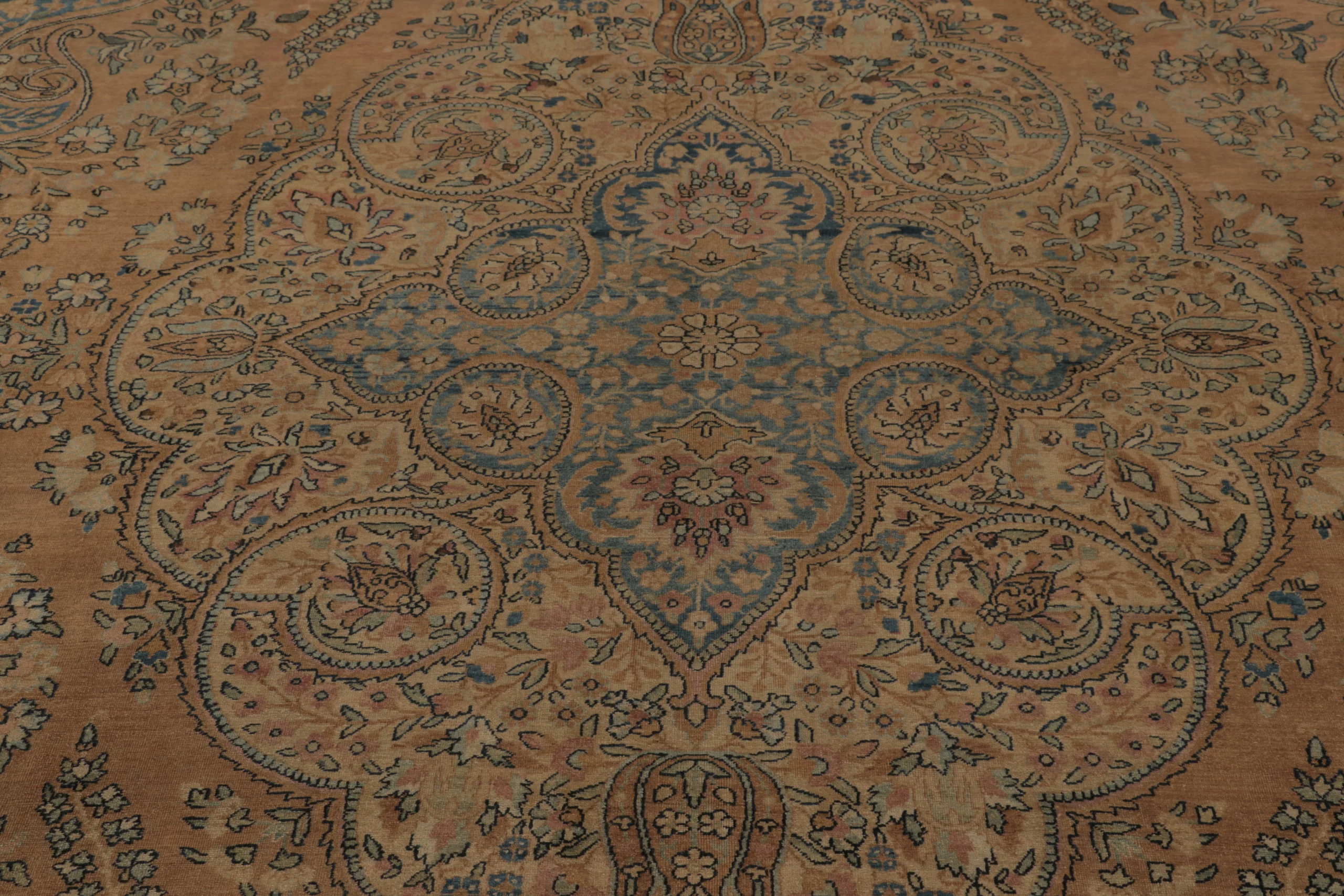 Antique Persian Kerman Lavar Rug