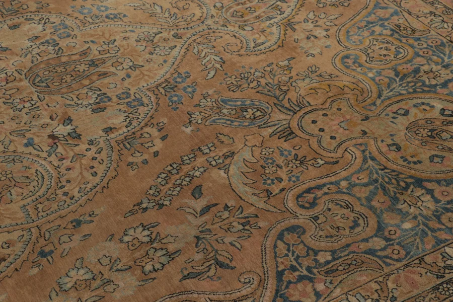Antique Persian Kerman Lavar Rug